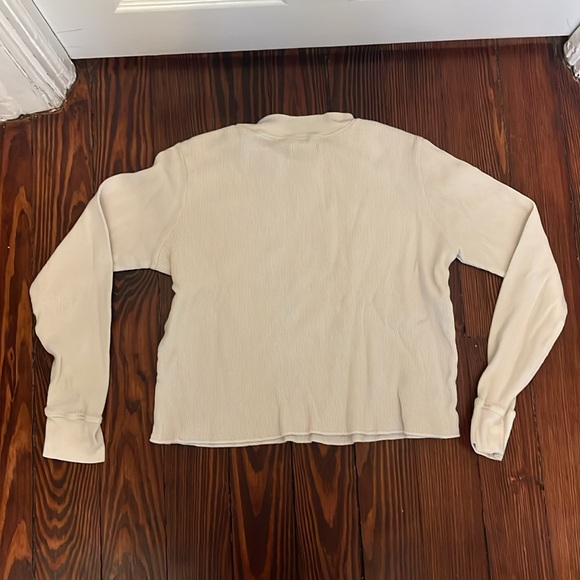 MATE cropped waffle knit long sleeve. Size small - Picture 5 of 5